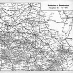 Mapa z rozkładu pociągów z 1944r. - Kuba Halski
