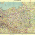 Vorlaufige Straßenkarte der Ostgebiete